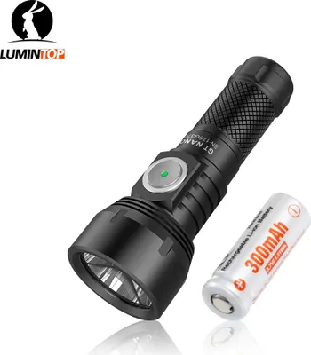 Produktbild von Lumintop GT Nano 3.0 700 Lumen Thrower Taschenlampe in ALU jetzt mit USB-C Ladeanschluss farbe