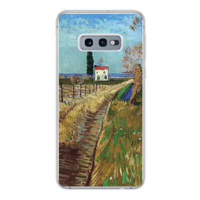 Produktbild von MuchoWow® Handyhülle Schutzhülle Hülle für Samsung Galaxy S10e Weg durch ein Weidenfeld - Vincent van Gogh Silikon Softcase Handy Hülle - Handy