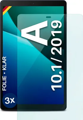 Produktbild von moex® 3x Schutzfolie kompatibel mit Samsung Tab A 10.1 (2019) - Displayschutzfolie dünn Folie, Klar