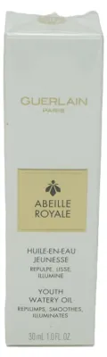 Produktbild von Guerlain Abeille Royale, 30 ml, Frauen, Universal, Elastizität, Feuchtigkeitsspendend, Illuminating, Aufpolsterung, Glanz, Glättend, Tropfflasche, Honig