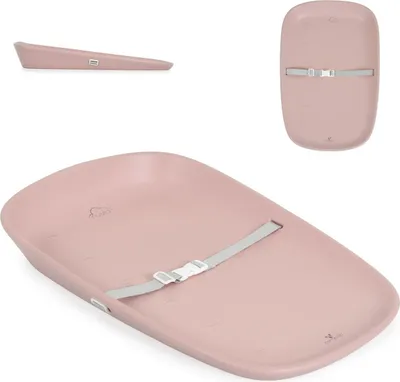 Produktbild von Cangaroo Wickelauflage Nuvia tragbar Gurt Messskala EVA-Material Rückenlehne rosa