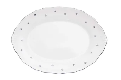 Obrázek produktu pro Mísa oválná, český porcelán, Verona, 40 cm, modrá valbella, G. Benedikt