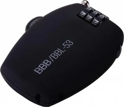 Image de Bbb Minicase Antivol à câble Noir 1.6 x 670 mm Noir 1.6 x 670 mm