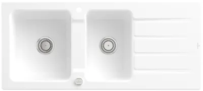 Produktbild von Villeroy & Boch Keramikspüle 338002RW, Architectura 80 Einbauspüle - inkl.