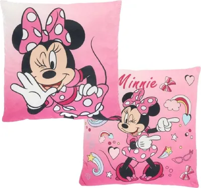 Produktbild von Disney Minnie Mouse Kissen Dekokissen 1 Stück-  Perfekte Deko für Kinderzimmer