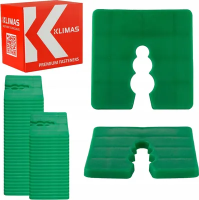 Produktbild von KUNSTSTOFFABSTANDHALTER 4mm 50 Stk. Klimas schraubbar
