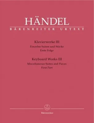 Produktbild von Klavierwerke Band 3 Einzelne Suiten und Stücke Band 1