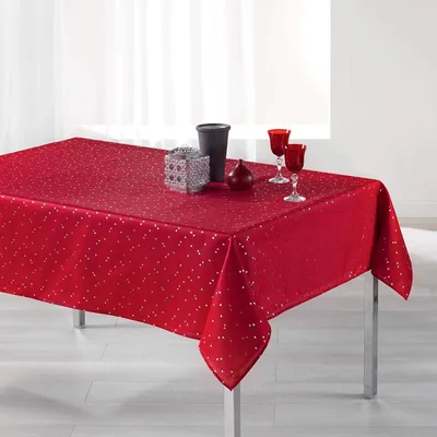 Image de Nappe Safina rouge 240