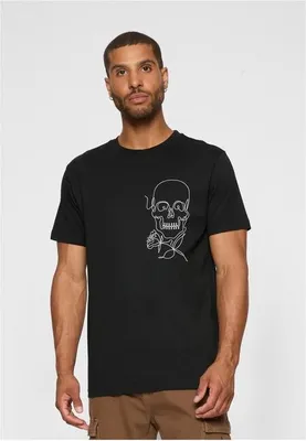 Zdjęcie produktu dla Mr. Tee Skull One Line Tee czarny - M
