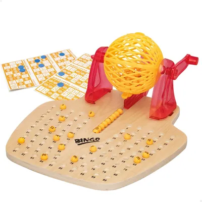 Zdjęcie produktu dla Colorbaby Drewniana gra planszowa Bingos Żółty Żółty Jeden rozmiar