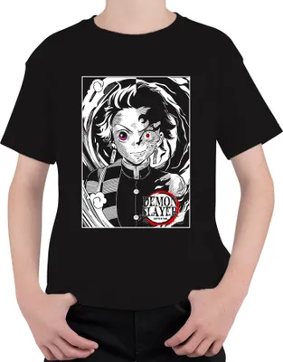 Obrázek produktu pro Uni dětské tričko s motivem Kimetsu no Yaiba, černá, 152