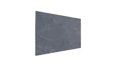 Obrázek produktu pro Magnetická bezrámová kovová tabule s potiskem 60x40cm - antracitově šedý mramor