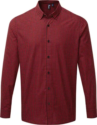 Produktbild von Premier Workwear MenŽs Maxton Check Long Sleeve Shirt