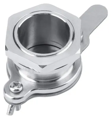 Produktbild von Honigabfüllanlage aus Edelstahl – Honigextraktor – System zur Honigernte – Eimer mit Auslaufhahn – Absperrhahn – 12,2 x 6,2 x 5,5 cm – Honighahn