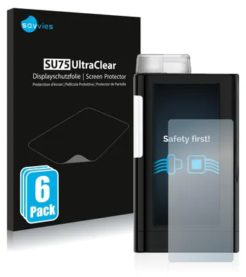 Produktbild von 6x Für Mylife YpsoPump Schutzfolie Savvies Displayschutz Display Schutz Folie Klar Transparent