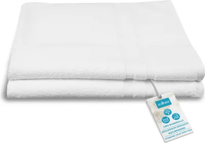 Produktbild von 2er Set Badevorlagen, 50x70 cm, 100% Baumwolle