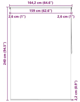 Imagen del producto de vidaXL Cortina de ducha, 160x240 cm, estampado de estrellas de mar