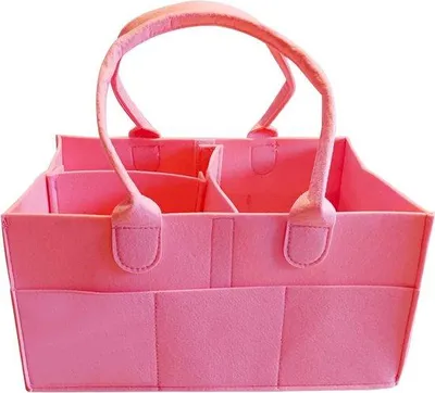 Produktbild von Babyluier-Organizer, tragbarer Baby-Aufbewahrungskorb, faltbar – Wickeltasche / Baby-Tasche