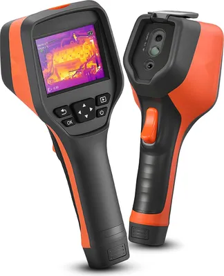 Immagine prodotto di Termocamera - Termocamera portatile a infrarossi - Risoluzione IR 256 x 192 - Telecamera di visualizzazione 2 MP - Frequenza fotogrammi 25 Hz - Touchscreen 8,9 cm - Campo di misura da -20 a 550 °C - WLAN