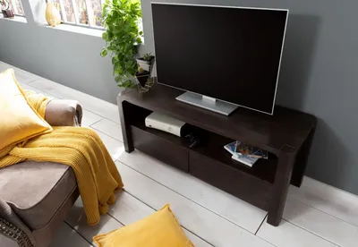 Produktbild von MASSIVMOEBEL24 TV-Board Akazie 125x45x50 tabak lackiert BUENO #4002