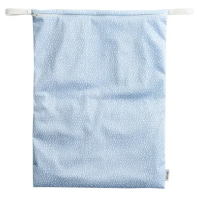 Immagine prodotto di ImseVimse Wetbag XL Borsa impermeabile per pannolini Grande Blu Sprinkle