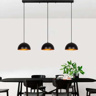 Produktbild von Opviq, Kure - 30 - Mr-721 - 3, Kronleuchter, Schwarz, Metall, 140 x 30 x 111 cm