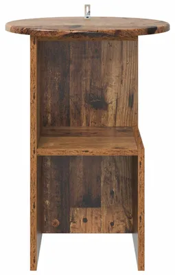 Produktbild von Möbel Couchtische - Braun - CLORIS Beistelltisch Altholz Ø 39,5x55 cm Holzwerkstoff,7.2 Kg - 257171