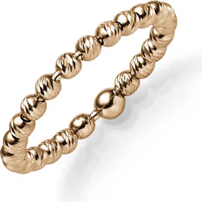 Produktbild von Ring Kugelring Damenring aus 585 Gold Rotgold diamantiert Breite 2,2mm Innenumfang 58mm  Ø18.5mm