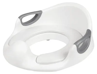 Obrázek produktu pro Primabobo LINDA měkké dětské WC sedátko, madla, nastavitelné upevnění, bílé