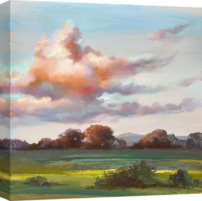 Obrázok produktu pre Krajinomaľba na plátne - Nel Whatmore - Devonské nebo I - 40x40 cm