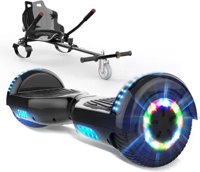 Produktbild von 6,5 Zoll Hoverboard mit Hoverkart Elektro Scooter Self Balance Scooter E Scooter für Kinder und Jugendliche