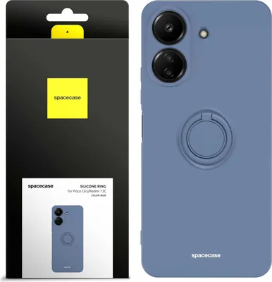 Produktbild von Spacecase Silikon Ring Redmi 13C 4G / Poco C65 blau