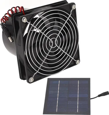 Obrázek produktu pro Solární výfukový ventilátor Efektivní ventilace rozptylu tepla 50W Solární panelový ventilátor 5?12V