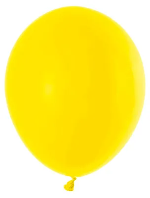 Produktbild von 50 gelbe Luftballons, 36 cm Durchmesser