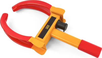 Immagine prodotto di Antifurto auto blocca routa, serratura alta sicurezza, visibile e dissuasivo, antifurto per camper, blocco universale regolabile per rimorchio, auto, 185 - 290mm