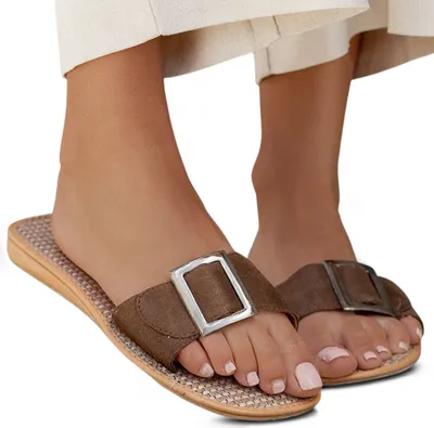 Produktbild von Damen Pantoletten Slipper Schlappen Sandalen Sommer Schuhe Strand Gr.38