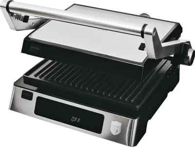 Immagine prodotto di BERLINGERHAUS Grill elettrico a contatto con superficie antiaderente 2000 W in acciaio inox BH-9603