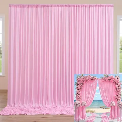 Produktbild von Set von 2 Foto Hintergrundvorhängen für Partys