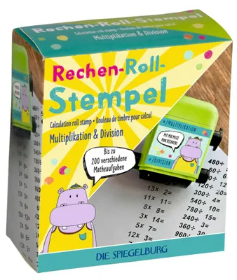 Produktbild von Rechen-Roll-Stempel - Division & Multiplikation Bunte Geschenke