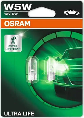 Produktbild von Osram Ultra Life Glühlampen W5W 12V 5W 2 Stück