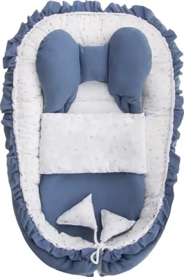 Produktbild von Babynest Minky Wings Belisima blau