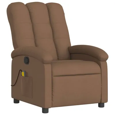 Obrázok produktu pre masážne kreslo vidaXL Brown Fabric