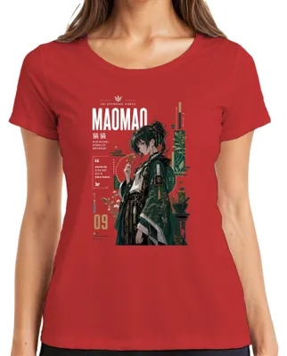 Produktbild von Maomao Apothecary Herbalist Anime Japan Y2K Kusuriya no Hitorigoto Damen T-Shirt, Rot, M