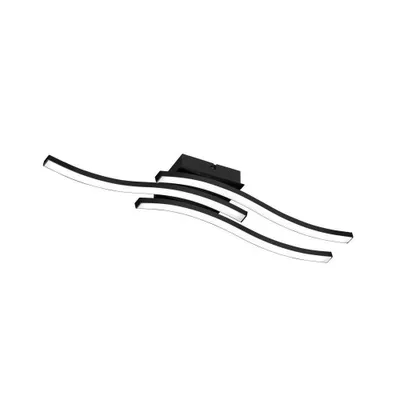 Produktbild von Reality LED Deckenleuchte Route schwarz - matt