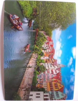 Produktbild von 3 D Ansichtskarte Tübingen Neckar, Postkarte Wackelkarte Hologrammkarte Schwäbische Alb