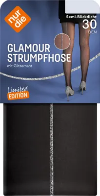 Produktbild von NUR DIE Strumpfhose Glamour 30 DEN - schwarz - Größe XS-S