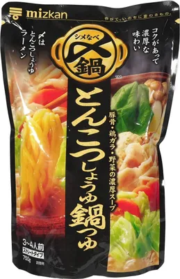 Immagine prodotto di Mizkan base per zuppa calda Tonkotsu-Shoyu Nabe 750g