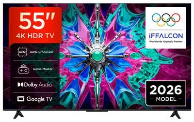 Produktbild von iFFALCON U65A 55U65A, 139,7 cm (55"), 3840 x 2160 Pixel, LCD, Smart-TV, WLAN, Schwarz
