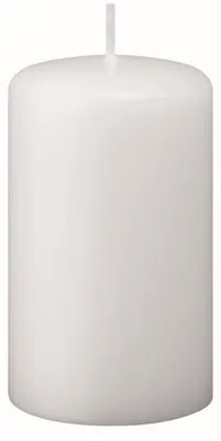 Produktbild von Flachkopf-Stumpenkerzen Weiß 120 x Ø 100 mm, 4 Stück