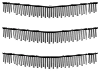 Image de Brosse de rechange VEVOR pour balayeuse à gazon, lot de 3, 75,5 x 10,5 cm, compatible avec la balayeuse à feuilles VEVOR, pièce de rechange pour ramasse-feuilles, tête de brosse avec poils en forme de V pour ramasser l'herbe et les feuilles